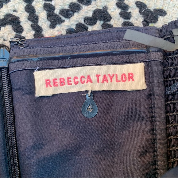 Rebecca Taylor 100% Silk Strapless Dress size 4 - Picture 5 of 7